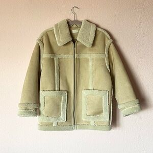 Mother Sherpa fur coat jacket